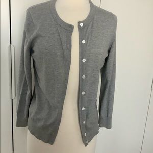Banana Republic Women Gray Cardigan sz M
